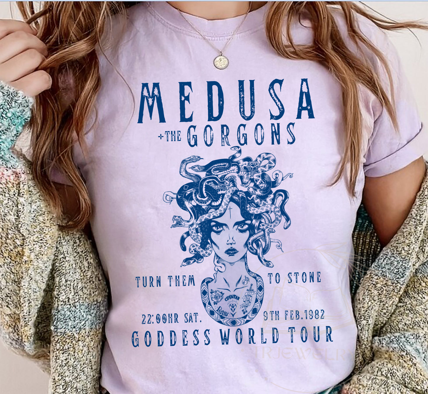 Medusa Distressed Band Tee Vintage Band T Shirt Snake Shirt Greek Mythology Greek Goddess Medusa Shirt Greek Apparel