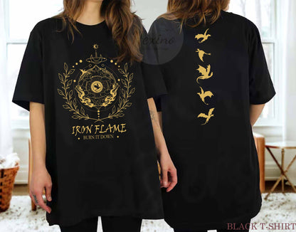 Iron Flame Shirt, Fourth Wing Shirt, Rebecca Yarros Shirt, Dragon Rider Shirt, Violt Sorrengail, Bookish Shirt, Basgiath War College Shirt