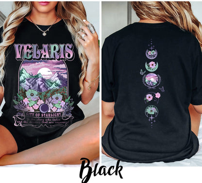 Velaris City of Starlight Shirt, Velaris Sweatshirt, ACOTAR Crewneck, The Night Court Tee, SJM Outfit, Gift for Her, House of Wind Book