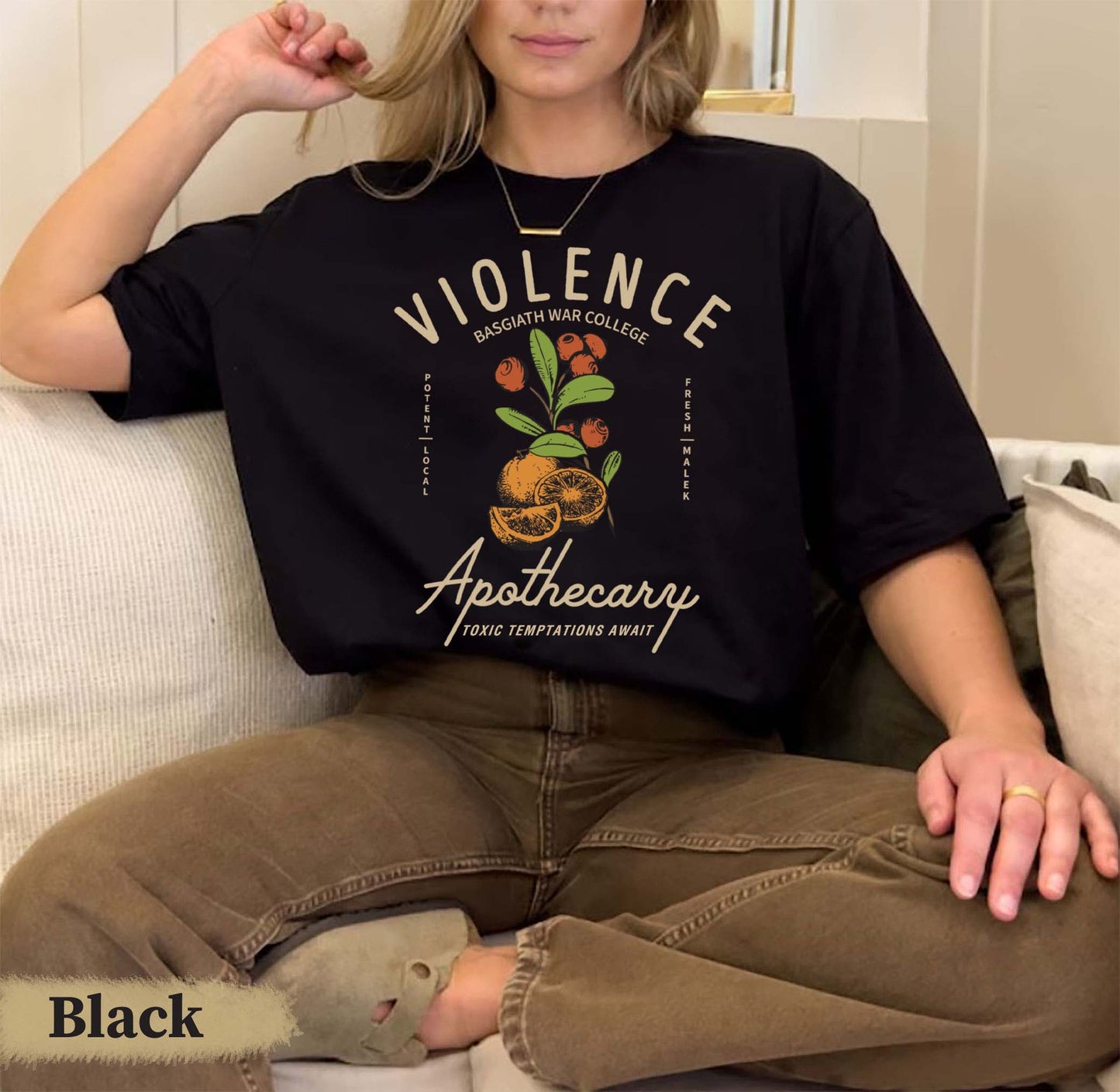 Violet Sorrengail Apothecary Shirt, Basgiath War College Merch, gift for book lovers, Fourth Wing, Quadrant Shirt, Bookish Sweatshirt