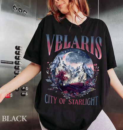 Velaris City Of Starlight Acotar Comfort Colors Shirt,The Night Court Shirt,Bookish Gift,Court Of Thorns And Roses, City Of Starlight Shirt
