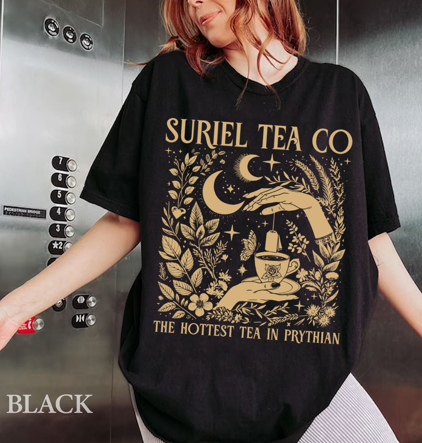 Suriel Tea Co Shirt, ACOTAR Suriel Tea Shirt, Velaris T-Shirt, A Court Of Thorns and Roses Shirt, SJM Merch, Bookish Shirt, Book Lover Gift