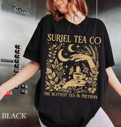 Suriel Tea Co Shirt, ACOTAR Suriel Tea Shirt, Velaris T-Shirt, A Court Of Thorns and Roses Shirt, SJM Merch, Bookish Shirt, Book Lover Gift