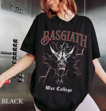 Basgiath War College Dragon Rider Shirt, Basgiath War College Sweatshirt, Fourth Wing Shirt, Dragon Lover Shirt, Bookish Shirt