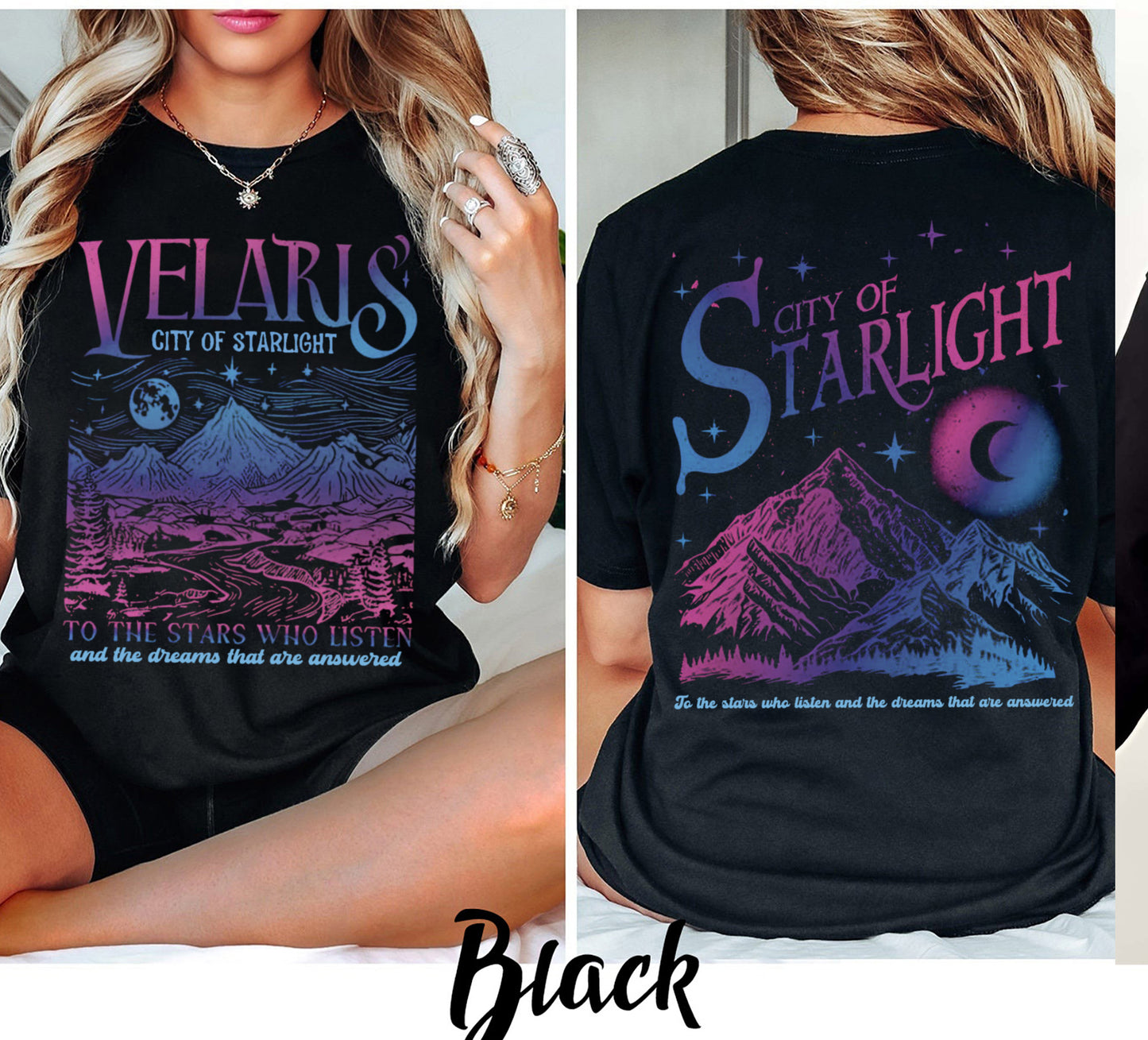 Velaris City of Starlight ACOTAR Shirt, The Night Court Shirt, Bookish Gift, Court of Thorns and Roses Shirt | SJM Merch
