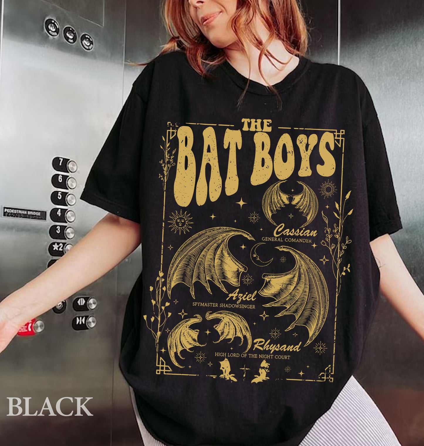 The Bat Boys Shirt, Acotar Bat Boys Shirt, Retro Bat Boys Crew Shirt, The Night Court Illyrians Shirt, Rhysand Cassian Azriel, Bookish Gift
