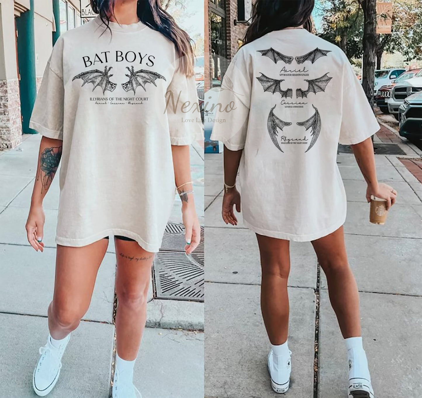 The Bat Boys Double-Sided Shirt, Retro Bat Boys Crew Shirt, Vintage Acotar Shirt, Bookish Shirt, The Bat Boys Fan Club, Gift for him