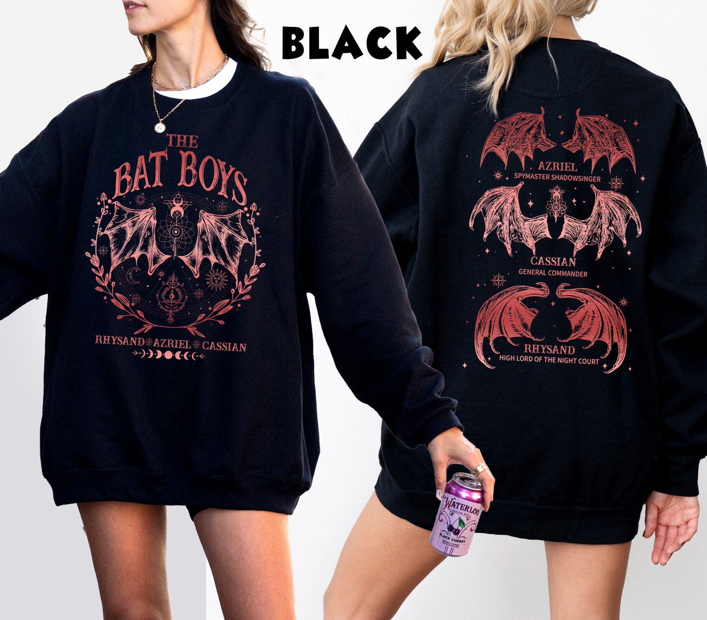 The Bat Boys Comfort Colors Gildan Shirt, Acotar Merch Sweatshirt, The Night Court Illyrians, A Court of Thorns and Roses Rhysand Cassian Azriel