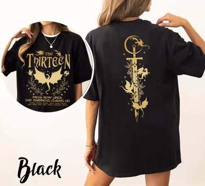 Retro The Thirteen Throne Of Glass Shirt, From Darkness Claim Us Tshirt, Bookish Gift, Fantastic Reader Shirt, Manon Blackbeak Ironteeth shirt