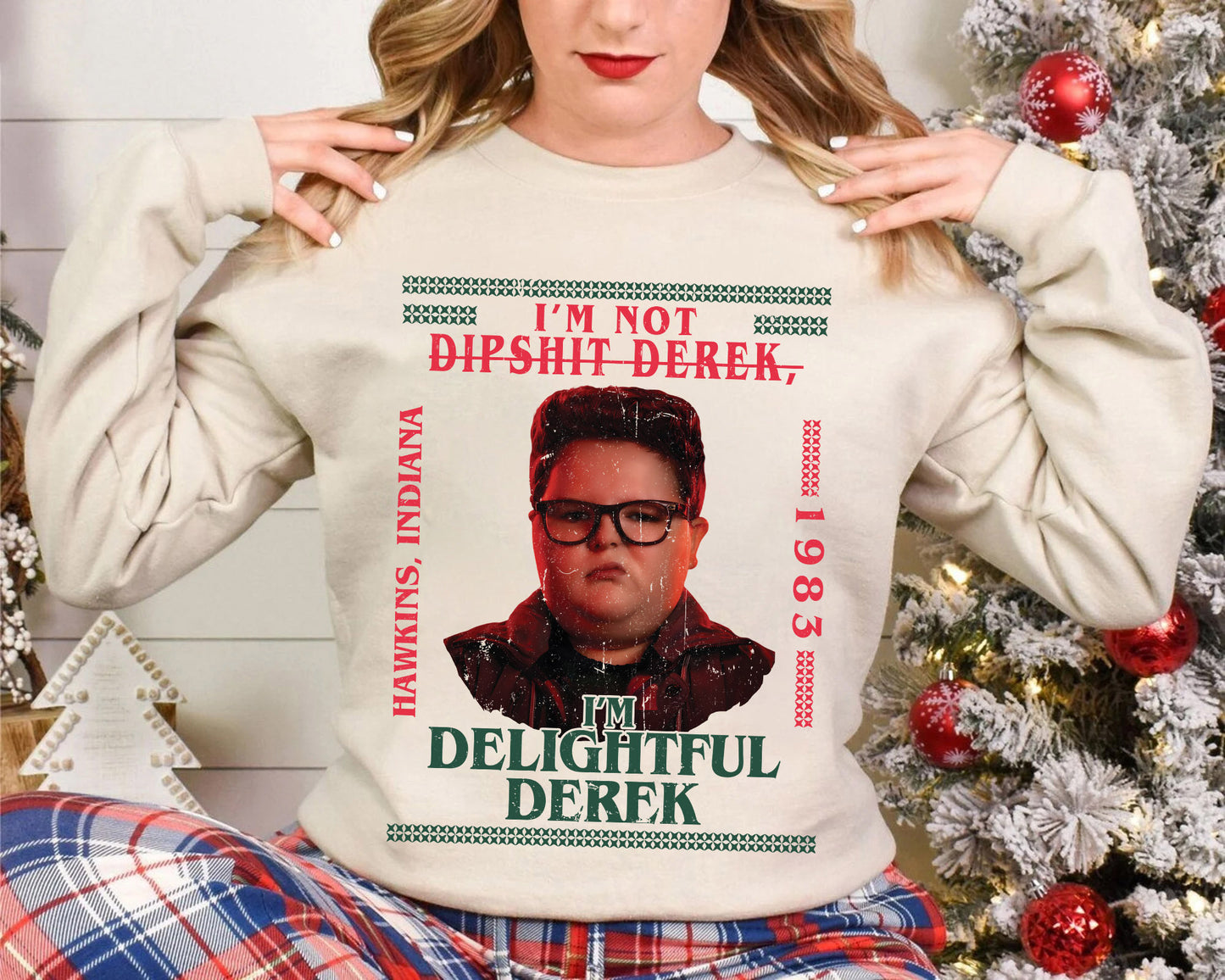 Delightful Derek shirt, Dipshit Derrek shirt, Christmas Shirt, Comfort Color Movie Shirt, Gift For Movie Fan, Trending Shirt