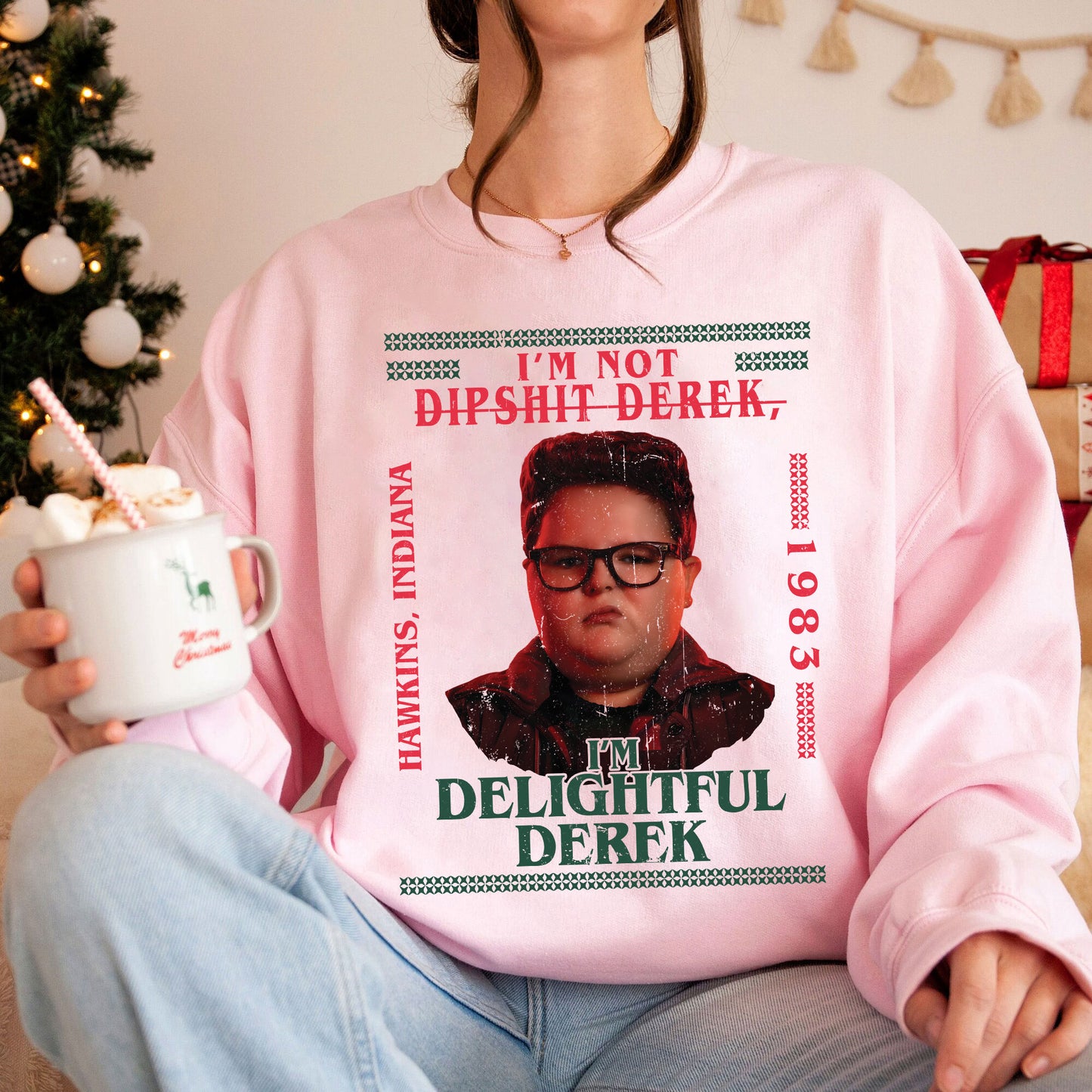 Delightful Derek shirt, Dipshit Derrek shirt, Christmas Shirt, Comfort Color Movie Shirt, Gift For Movie Fan, Trending Shirt