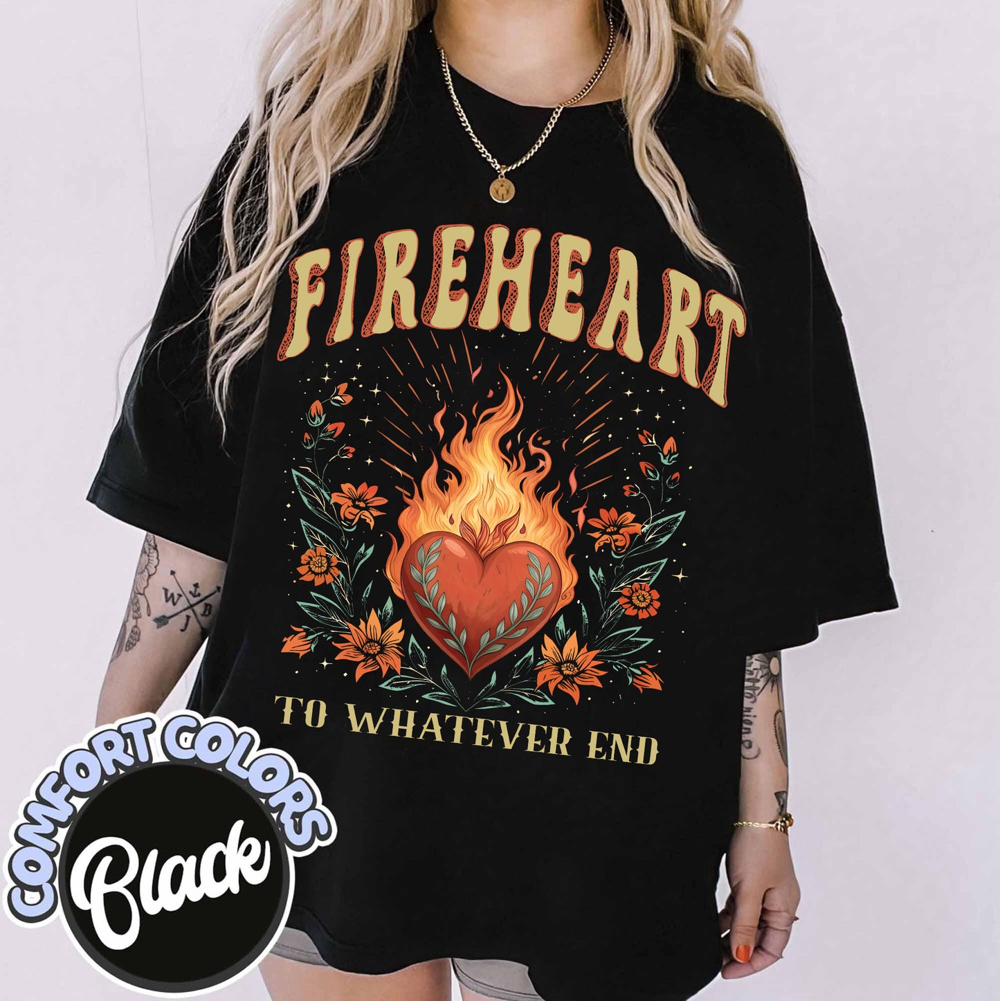 Vintage Fire-heart Shirt, To Whatever End T-shirt, SJM quotes, Throne of Glass T-shirt, SJM Tee, You do not yield t-shirt