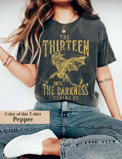 Retro The Thirteen Throne Of Glass Shirt, From Darkness Claim Us Tshirt,  We Are The Thirteen Shirt, Book Lover Shirt,Bookish Shirt