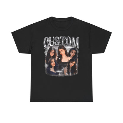 Custom Girlfriend T-Shirt, Shirt With Girlfriend Face, Custom Photo Vintage T Shirts, Custom Your Own Picture Idea, Custom Valentine Shirt