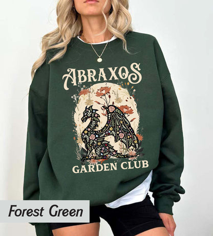 Abraxos Flower Garden Club Comfort Colors Shirt, Throne Of Glass Flower Shirt, Throne Of Glass Shirt, Fantasy Book Lover Shirt, Bookish Gift