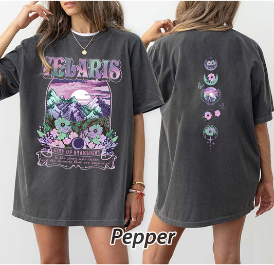 Velaris City of Starlight Shirt, Velaris Sweatshirt, ACOTAR Crewneck, The Night Court Tee, SJM Outfit, Gift for Her, House of Wind Book