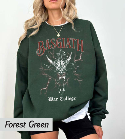 Basgiath War College Dragon Rider Shirt, Basgiath War College Sweatshirt, Fourth Wing Shirt, Dragon Lover Shirt, Bookish Shirt