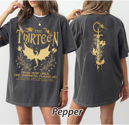 Retro The Thirteen Throne Of Glass Shirt, From Darkness Claim Us Tshirt, Bookish Gift, Fantastic Reader Shirt, Manon Blackbeak Ironteeth shirt