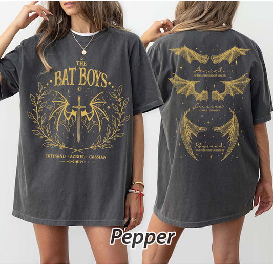 The Bat Boys Double Side Sweatshirt, Acotar Velaris Shirt, Bat Boys Tees, Bat Boy Fan Club Shirt, A Court of Thorn, Cassian general comander
