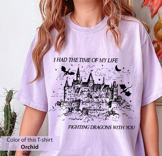 Long Live All The Magic We Made Shirt, The Kingdom Lights Shined Just For Me And You Shirt, Disney Castle , Disneyland Shirt, Magic Kingdom Shirt