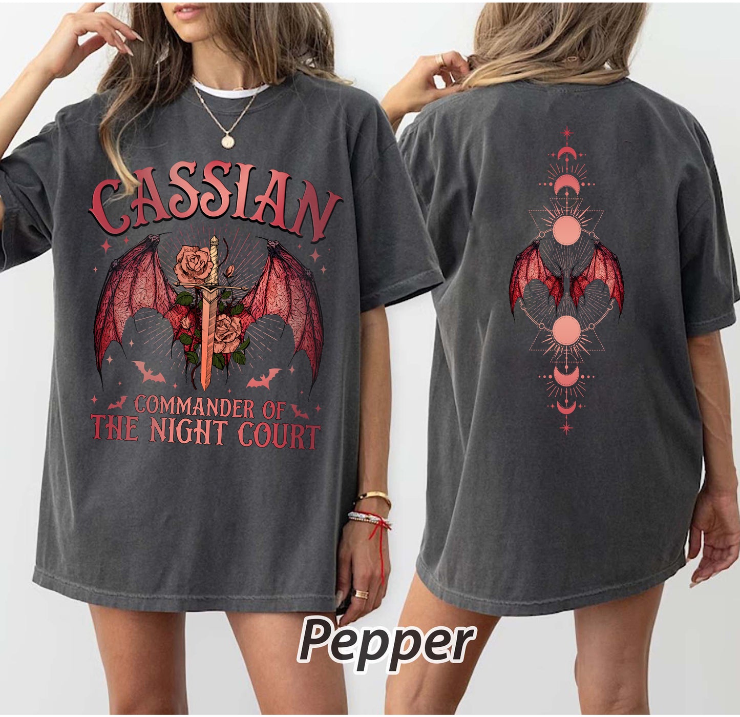 Acotar Shirt Cassian, Velaris City Of Starlight Acotar Two-sided Shirt, The Night Court Shirt, Court Of Dreams, Cassian, Booklover Shirt