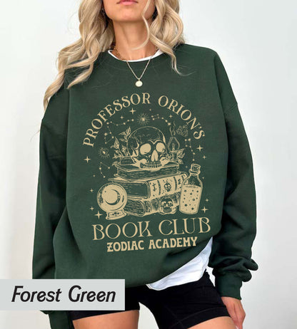 Professor Orions Book Club Zodiac Academy Merch Shirt, Gift for Book Lover, Fantasy Reader, Bookworm Merch, Gift for Her