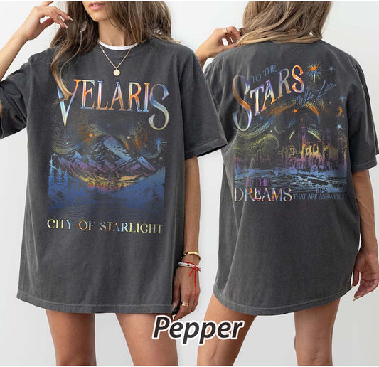 Velaris SJM Vintage shirt,To the stars who listen and the dreams that are answer, A Court of Thorns and Roses, iprintasty of Dreams