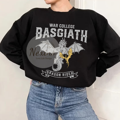 Basgiath War College Shirt, Fourth Wing Comfort colors Shirt, Dragon Rider Shirt, Rebecca Yoros, Fourth Wing, Violet Sorrengail