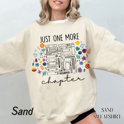Just one more chapter t-shirt, bookish Merch, Reading t-shirt, Literature, Book Lover tshirt, Comfort Colors, Book Shirt, Librarian Shirts
