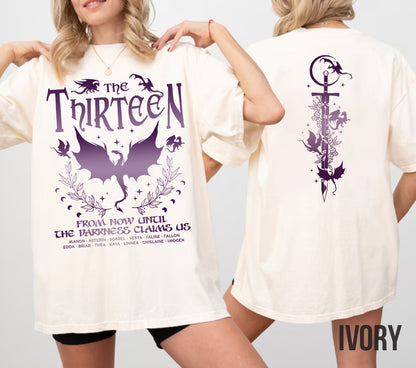 Retro The Thirteen Throne Of Glass Shirt, From Darkness Claim Us Tshirt, Bookish Gift, Fantastic Reader Shirt, Manon Blackbeak Ironteeth shirt