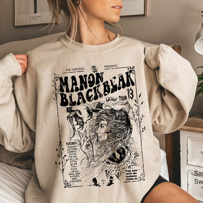 Manon Blackbeak Throne of Glass Vintage Shirt, The Thirteen Shirts, From Now Until The Darkness Claims Us Tee, ACOTAR Crescent City