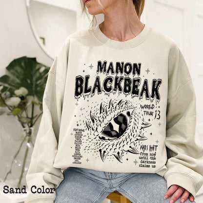 Manon Blackbeak Throne of Glass Comfort Colors Shirt, Sarah J Maas Merch, Rowan Whitethorn, ACOTAR Crescent City Rhysand, Book Quote Shirt