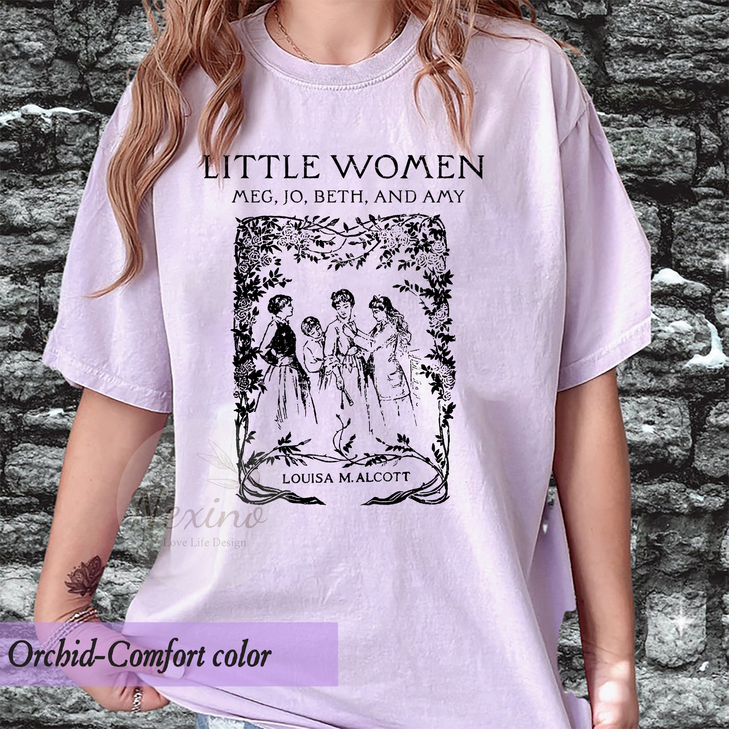 Little Women Sweatshirt, Little Women Gift, Louisa M. Alcott Gift, Literary Gift Bookish Gift, Long Sleeve Little Women Pullover Sweater
