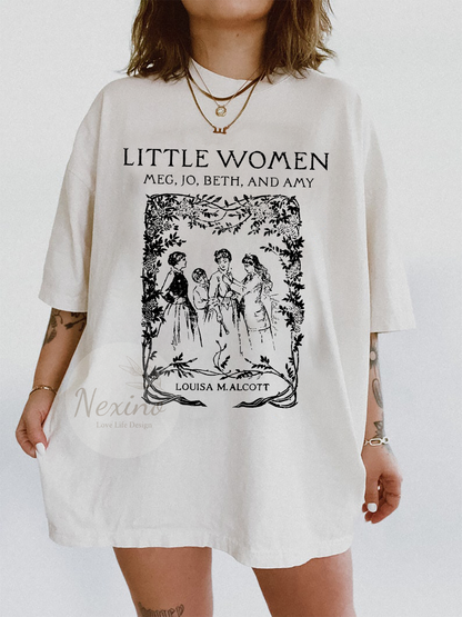 Little Women Sweatshirt, Little Women Gift, Louisa M. Alcott Gift, Literary Gift Bookish Gift, Long Sleeve Little Women Pullover Sweater