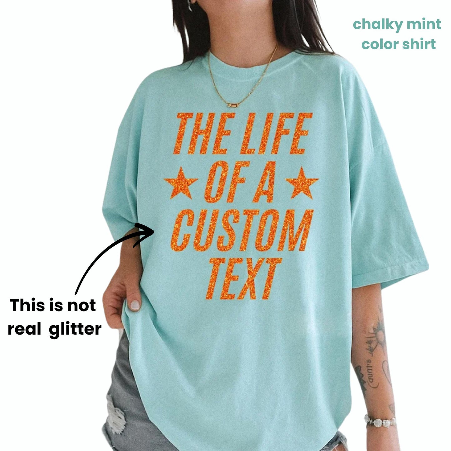 The Life Of A Custom Shirt, Showgirl Shirt, Custom Eras Shirt, In My Showgirl Era, Gift For Her, Personalized Shirt, Fan Gift Shirt