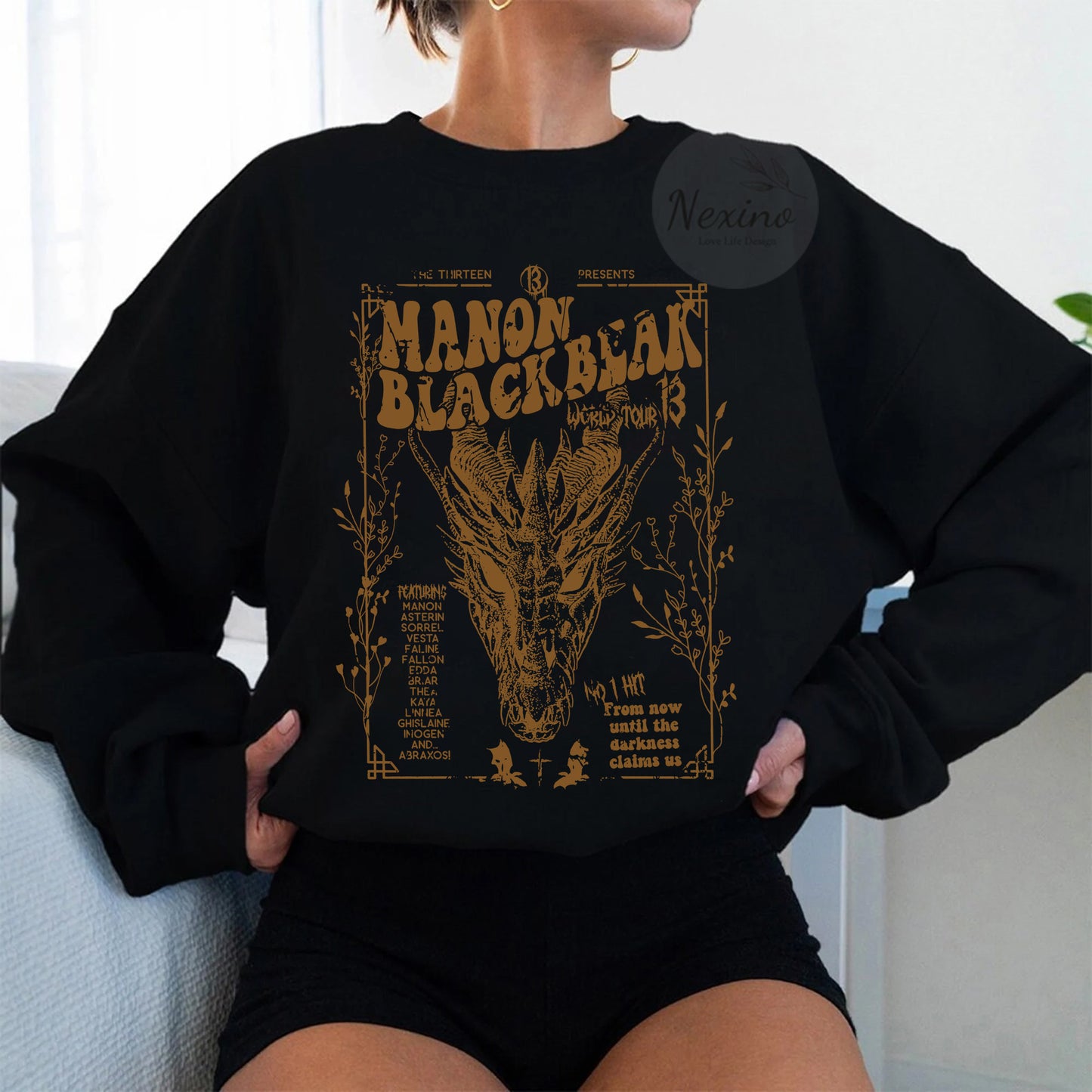 Manon Blackbeak Throne of Glass Shirt Sarah J Maas Merch Rowan Whitethorn ACOTAR Crescent City Rhysand