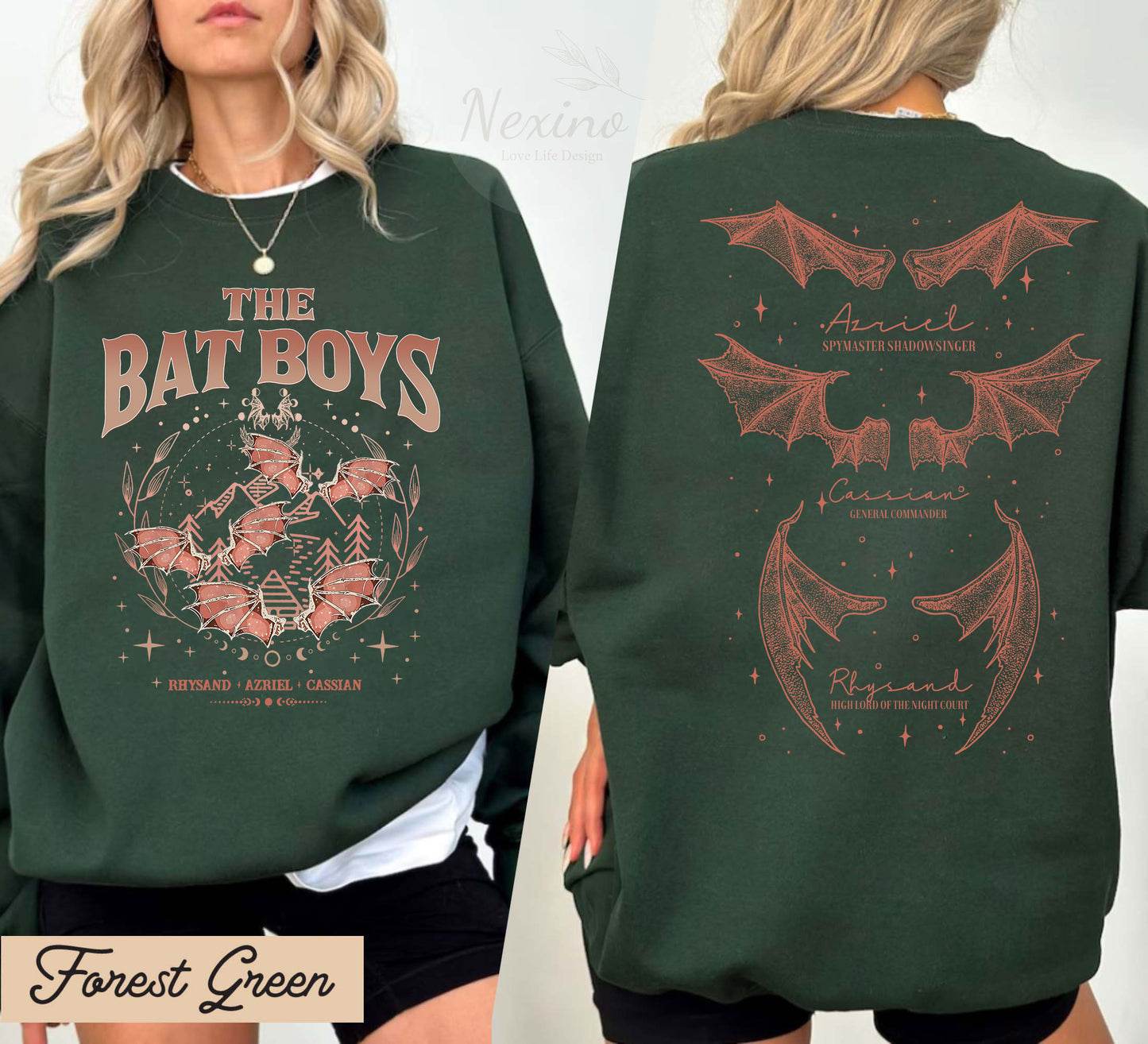 The Bat Boys, ACOTAR Merch, Comfort Colors shirt, Night Court Illyrians Tee, A Court of Thorns and Roses, Rhysand Cassian Azriel Apparel