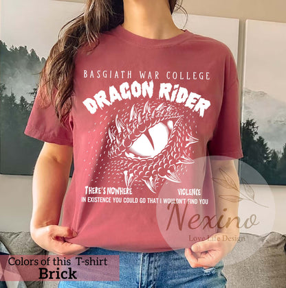 Fourth Wing Shirt, Dragon Rider Shirt, Rebecca Yarros Tee, Violet Sorrengail, Xaden Riorson, Romantasy Fantasy, Bookish Sweatshirt, Gifts For Readers