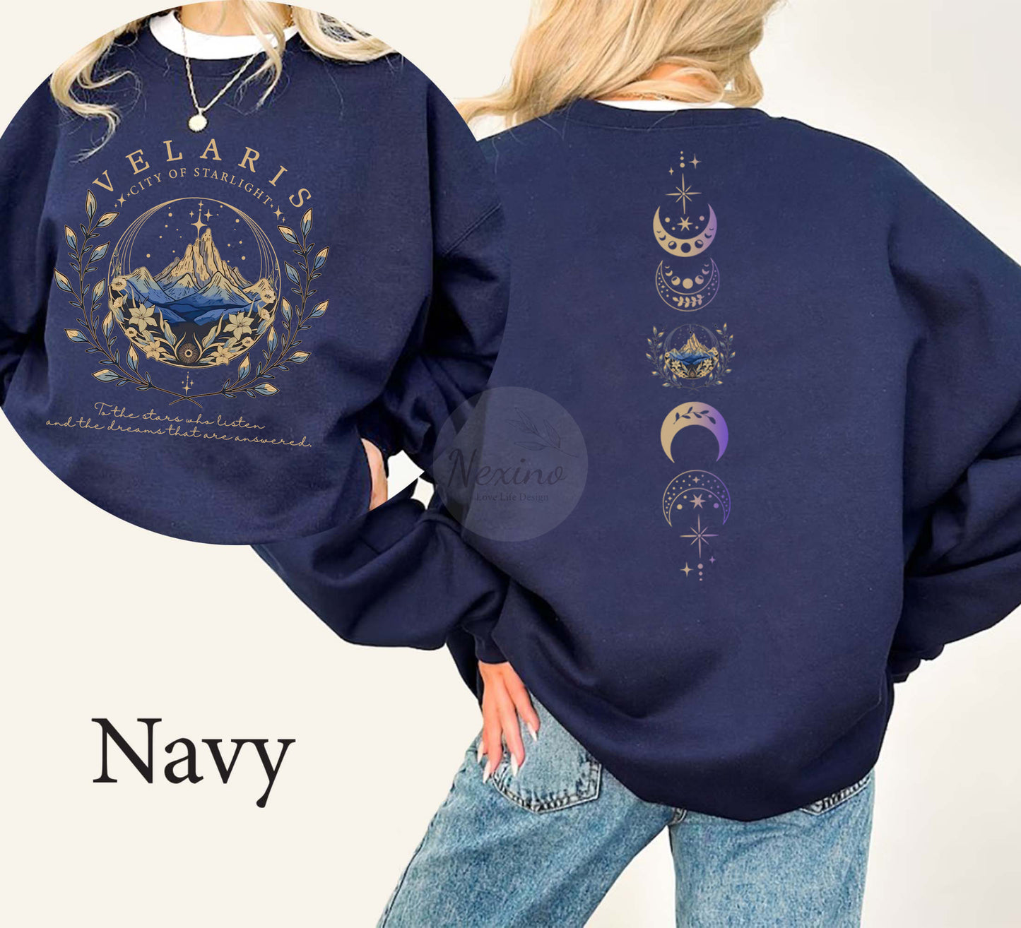 Velaris  City Of Starlight 2 sides Shirt, Velaris Sweatshirt, The Night Court Shirt,SJM sweater, City of Starlight Sweater, ACOTAR T-Shirt