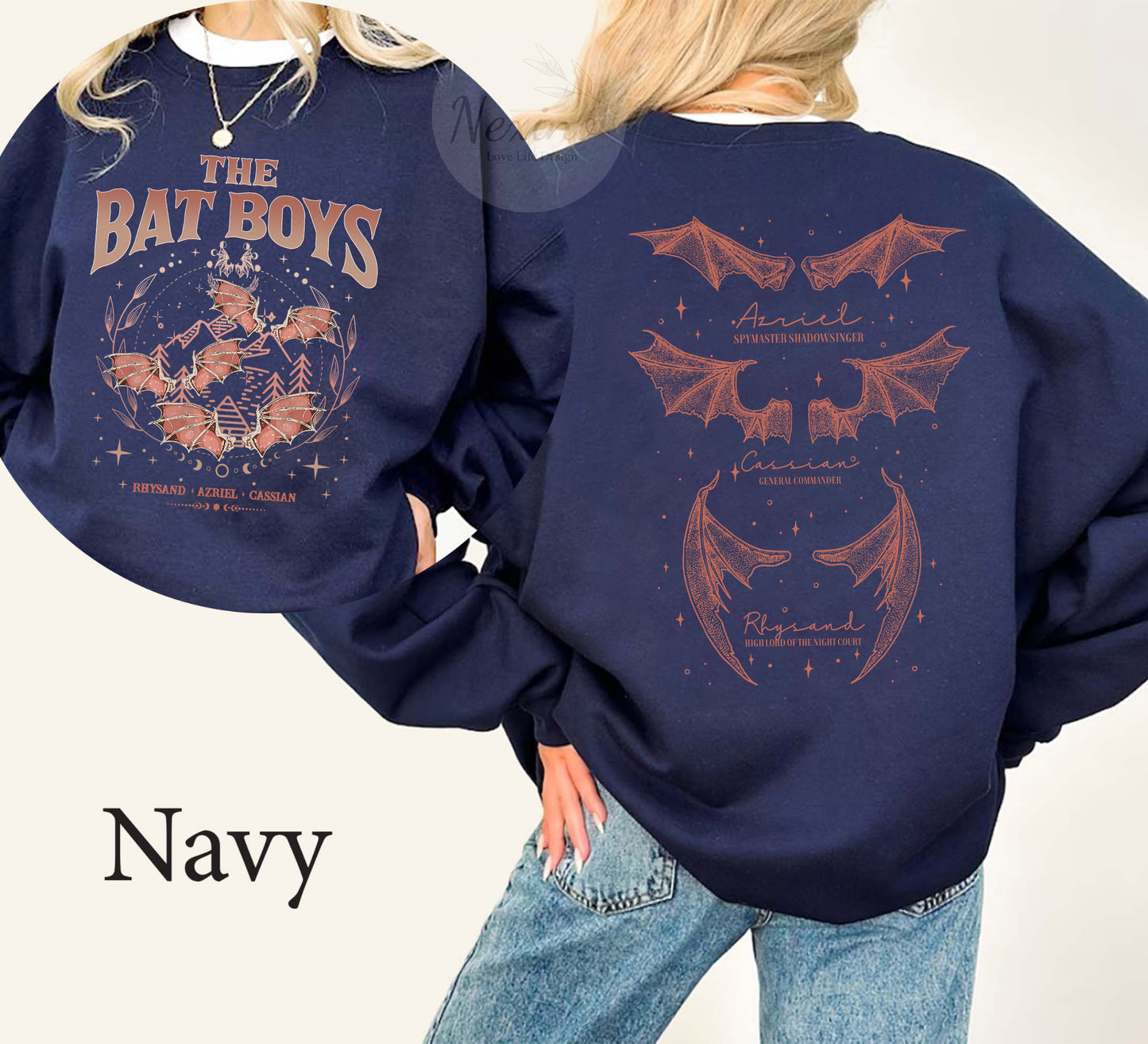 The Bat Boys, ACOTAR Merch, Comfort Colors shirt, Night Court Illyrians Tee, A Court of Thorns and Roses, Rhysand Cassian Azriel Apparel
