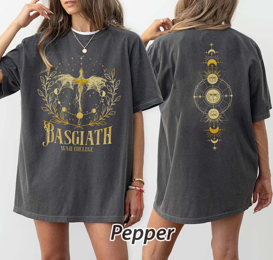 Basgiath War Sweatshirt, Fourth Wing, Shirt For Book Lover, Fantasy Reader, Bookish Shirt, Fantasy Book Reader, "Fly or Die" Design, Book