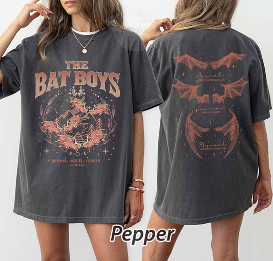 The Bat Boys, ACOTAR Merch, Comfort Colors shirt, Night Court Illyrians Tee, A Court of Thorns and Roses, Rhysand Cassian Azriel Apparel