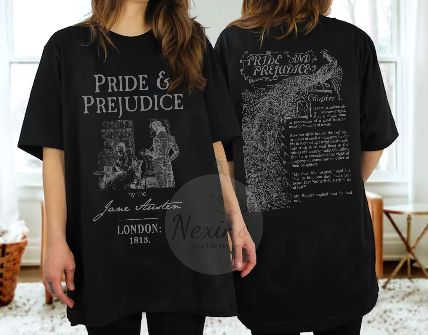 Pride and Prejudice Sweatshirt,Jane Austen Gift, Jane Austen Sweatshirt, Literary Gift Bookish Gift, Book Shirt