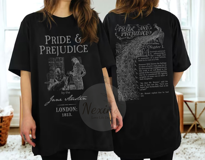Pride and Prejudice Sweatshirt,Jane Austen Gift, Jane Austen Sweatshirt, Literary Gift Bookish Gift, Book Shirt