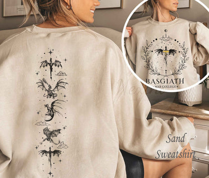 Basgiath War College Shirt, Fourth Wing SweatShirt, Dragon Rider Shirt, Rebecca Yoros Shirt, Fourth Wing, Bookish Shirt, Violet Sorrengail