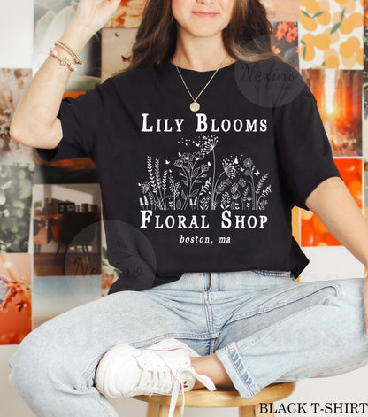 Lily Bloom's Floral Shop Shirt, It Ends With Us Shirt, Colleen Hoover Sweatshirt, Lily Bloom, Booktok, It Starts With Us, Bookish gift for her