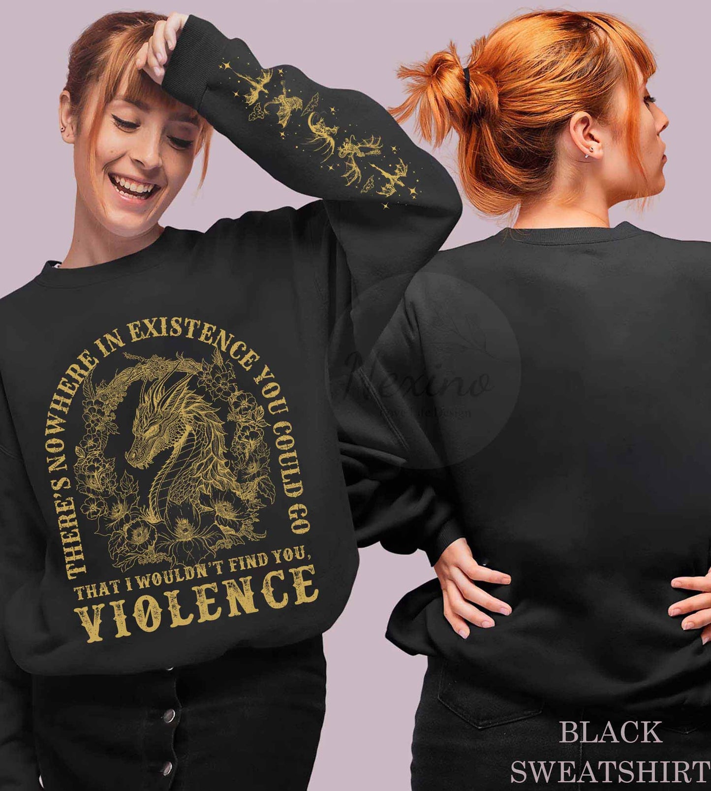 Violet Sorrengail Sleeve Printed Shirt, Fourth Wing Shirt, Dragon Rider Shirt, Bookish Shirt, Basgiath War College, Rebecca Yarros, The Empyrian Series