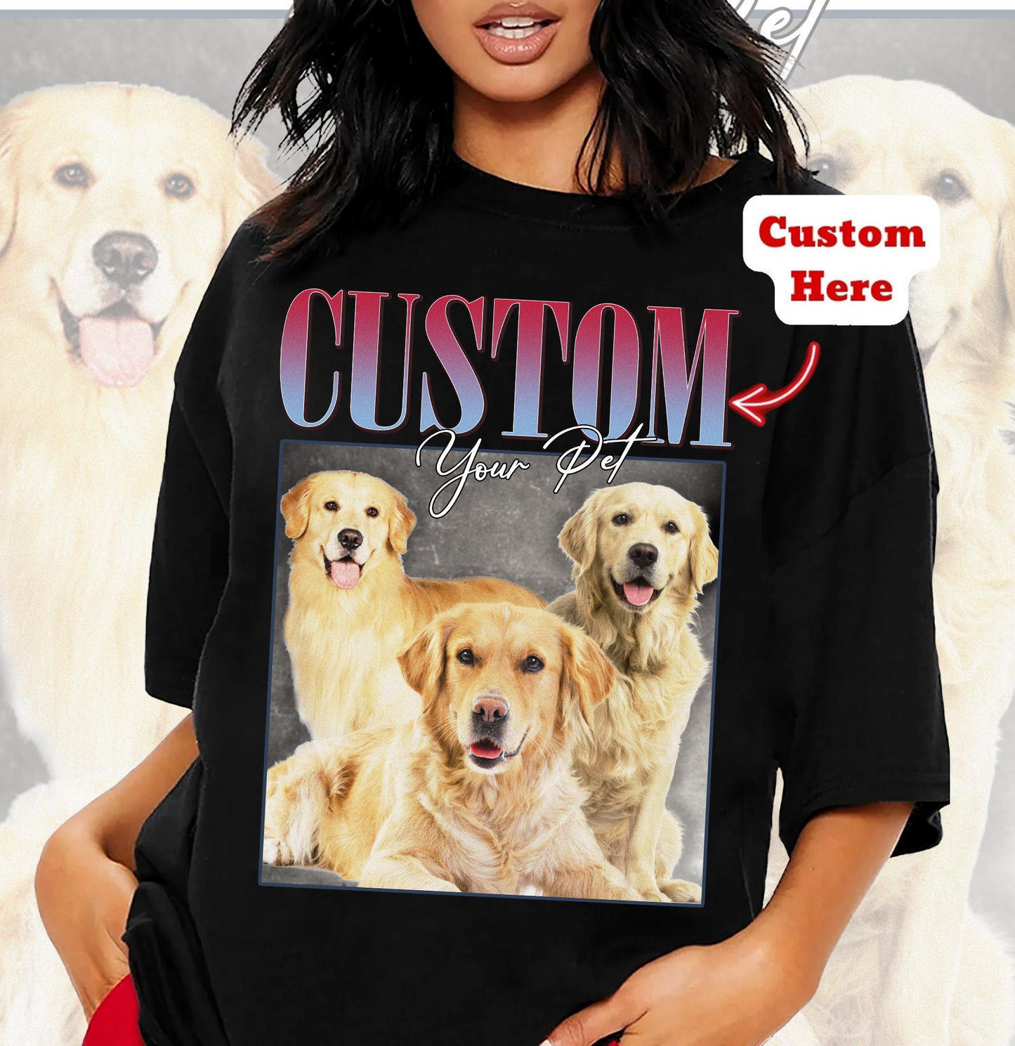 Custom Bootleg Rap Tee, Custom Dog Bootleg Shirt, Custom Dog Shirt, Personalized Dog Bootleg Shirt, Custom Dog's Version, Dog Shirt