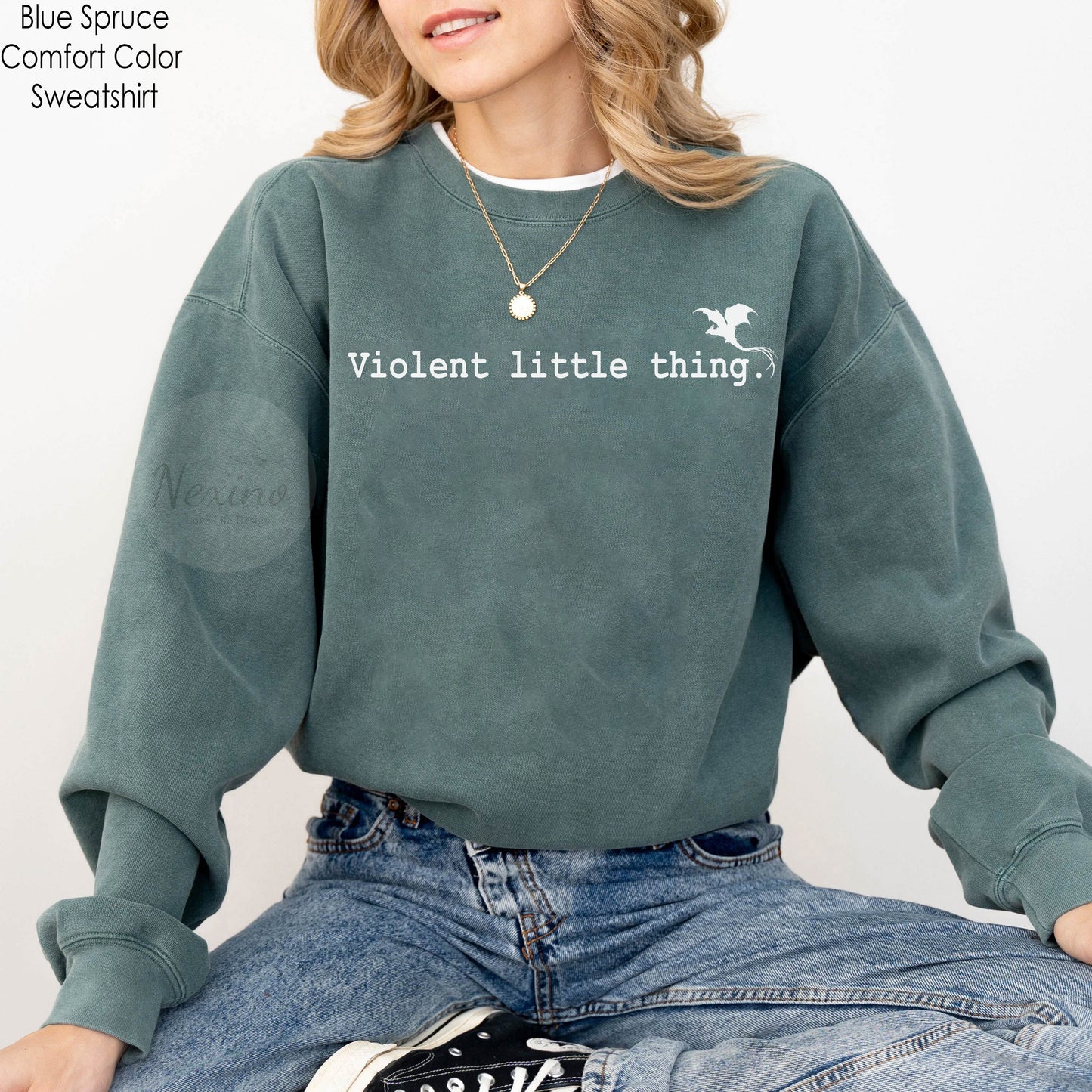 Violent Little Thing Shirt, Xaden Riorson House Tee, Fourth Wing Merch, Violet Sorrengail Silver One, Basgiath War College, Dragon Rider, Bookish Gift