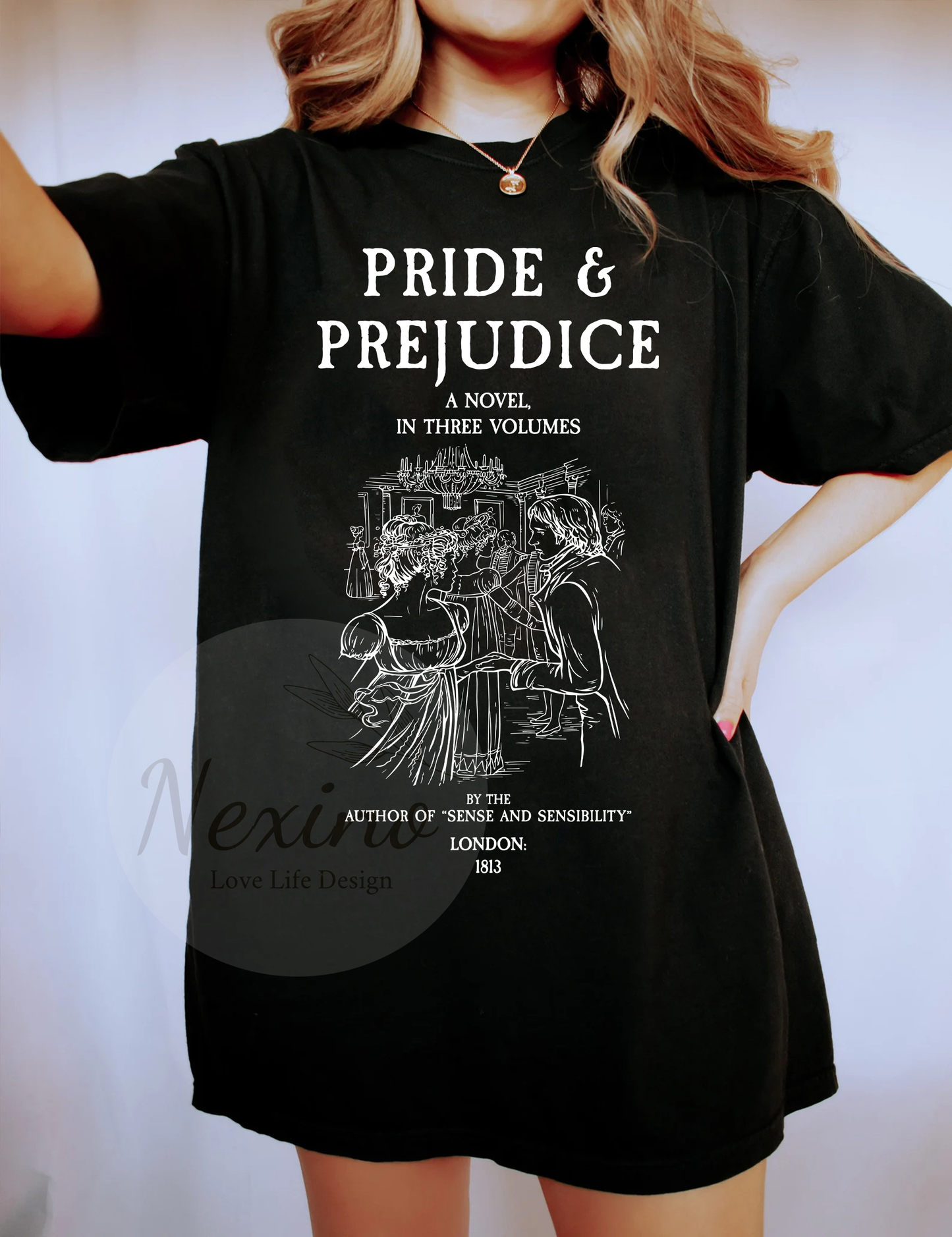 Pride and Prejudice Sweatshirt, Jane Austen Sweatshirt, Shirt For Book Lover, Literary Gift Bookish Gift, Long Sleeve Pemberley Sweatshirt